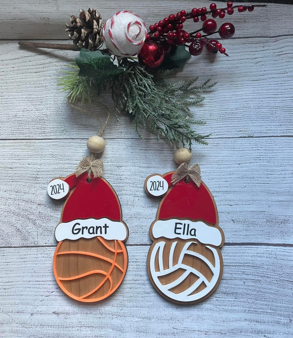 sport ornaments