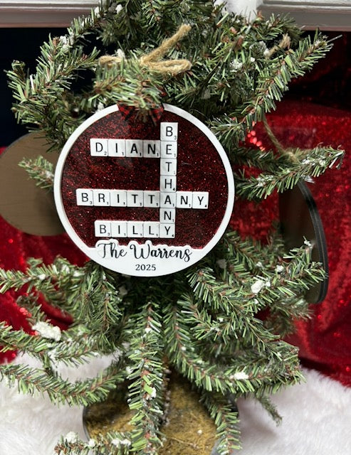 FAMILY NAME ORNAMENT