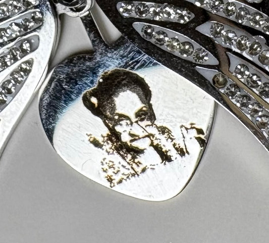 PHOTO ENGRAVED NECKLACE